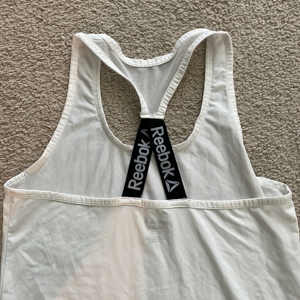 White Reebok Tank - Picture 2 of 3